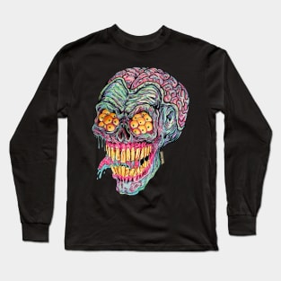 Demon Brain Head Long Sleeve T-Shirt